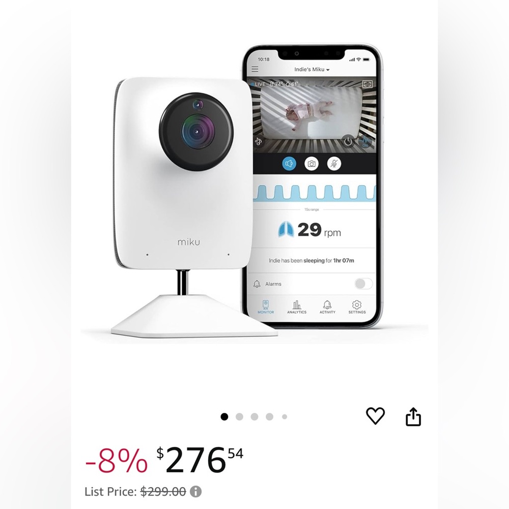 Miku smart baby monitor
